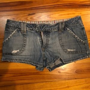American Eagle Distressed Denim Shorts